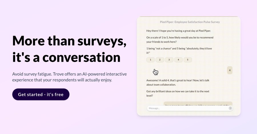 Trove – Conversational Surveys